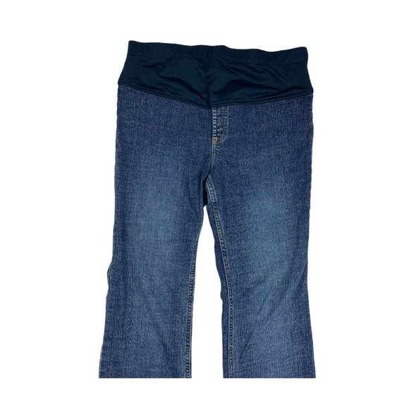 Old Navy Maternity Stretch Long Small Jeans Boot - Picture 3 of 6